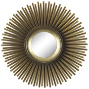 Load image into Gallery viewer, Better Homes &amp; Gardens 3-Piece Round Sunburst Mirror Set in Gold Finish