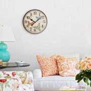 12" BUTTERFLY DIAL WALL CLOCK