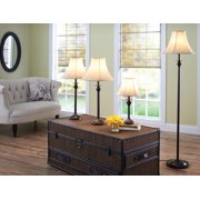 Load image into Gallery viewer, Better Homes &amp; Gardens 4-Piece Lamp Set, Bronze Finish