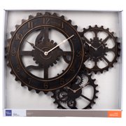 Load image into Gallery viewer, Better Homes &amp; Gardens 24&quot; Gear Wall Clock, Bronze