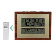 Better Homes & Gardens W86111 Atomic Digital Clock with Forecast & Calendar