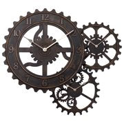 Load image into Gallery viewer, Better Homes &amp; Gardens 24&quot; Gear Wall Clock, Bronze