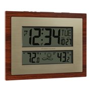 Better Homes & Gardens W86111 Atomic Digital Clock with Forecast & Calendar