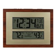 Better Homes & Gardens W86111 Atomic Digital Clock with Forecast & Calendar